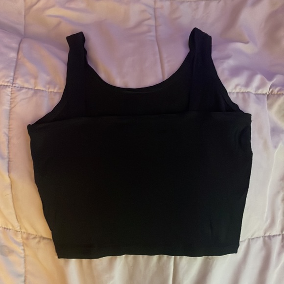 Omighty weed leaf crop tank top - Picture 2 of 2